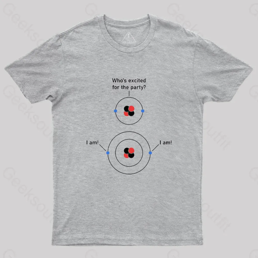 Science Chemistry Excited Electrons Atom T-Shirt - Image 6