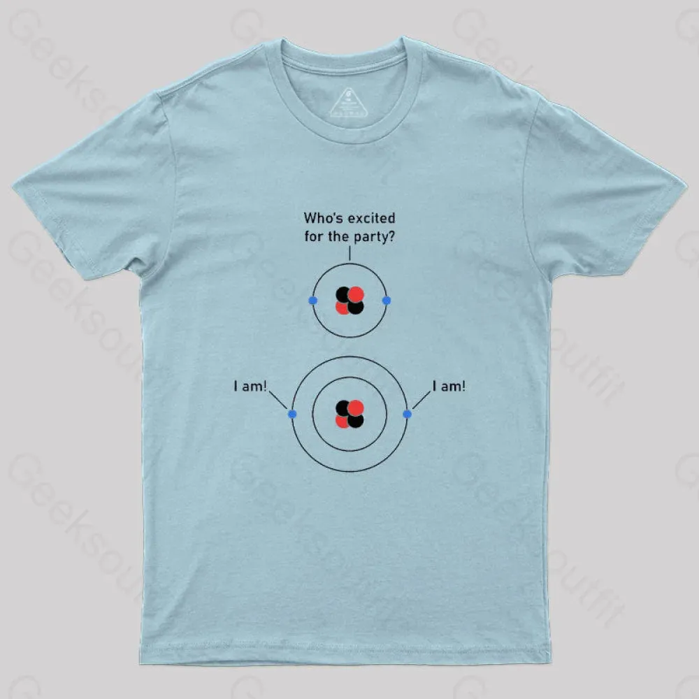 Science Chemistry Excited Electrons Atom T-Shirt - Image 5