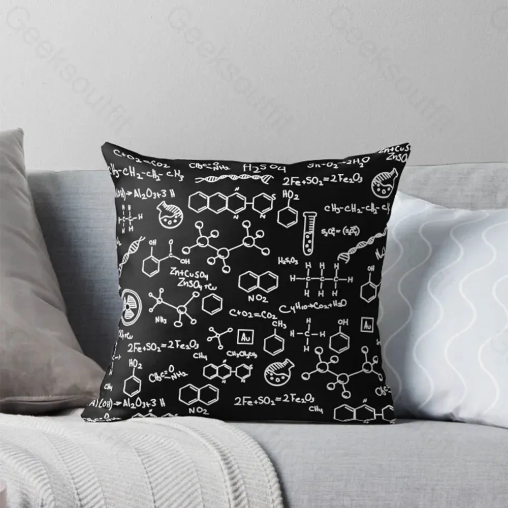 Science Chemistry Pattern Geek Pillowcase