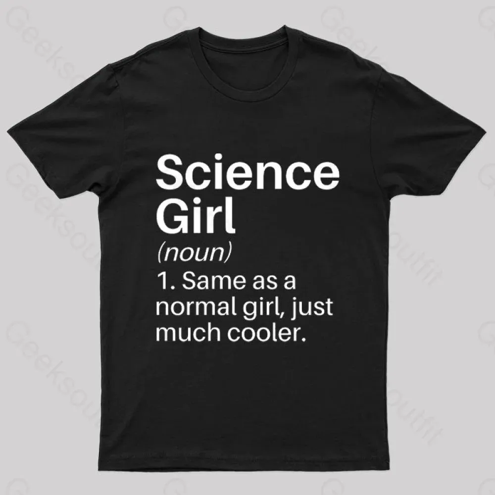 Science Girl Funny Definition Geek T-Shirt