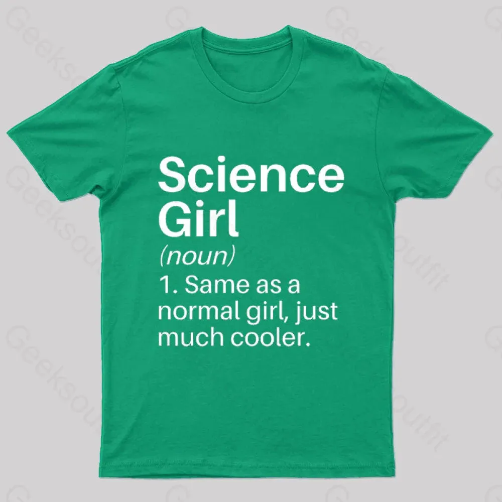 Science Girl Funny Definition Geek T-Shirt - Image 5