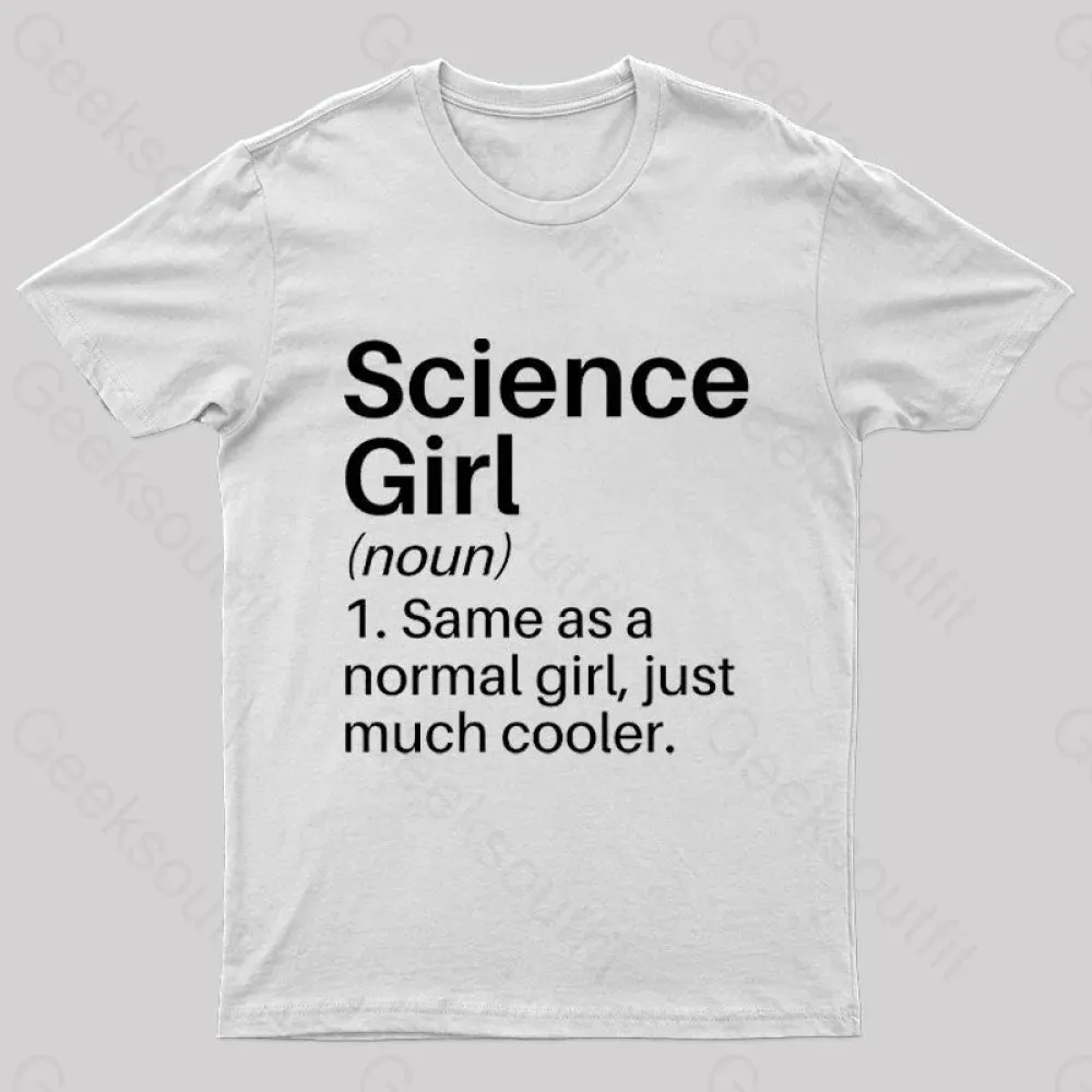 Science Girl Funny Definition Geek T-Shirt - Image 8