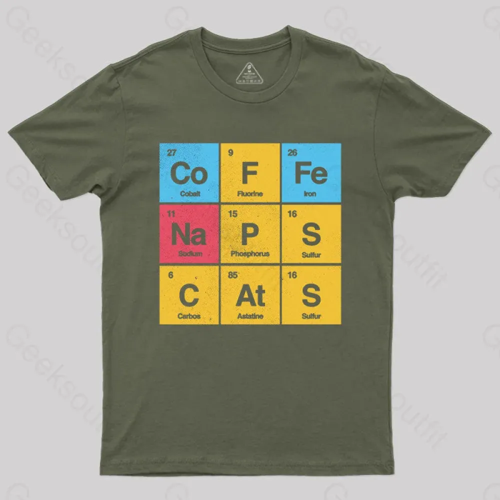 Science, Naps & Cats by Tobe Fonseca T-Shirt - Image 4