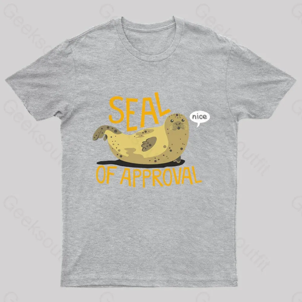Seal Of Approval Geek T-Shirt - Image 8
