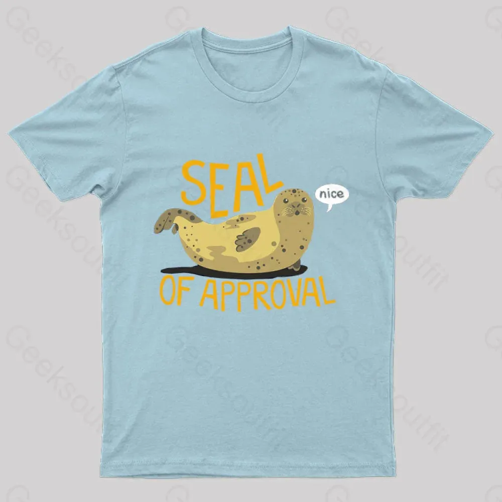 Seal Of Approval Geek T-Shirt - Image 7