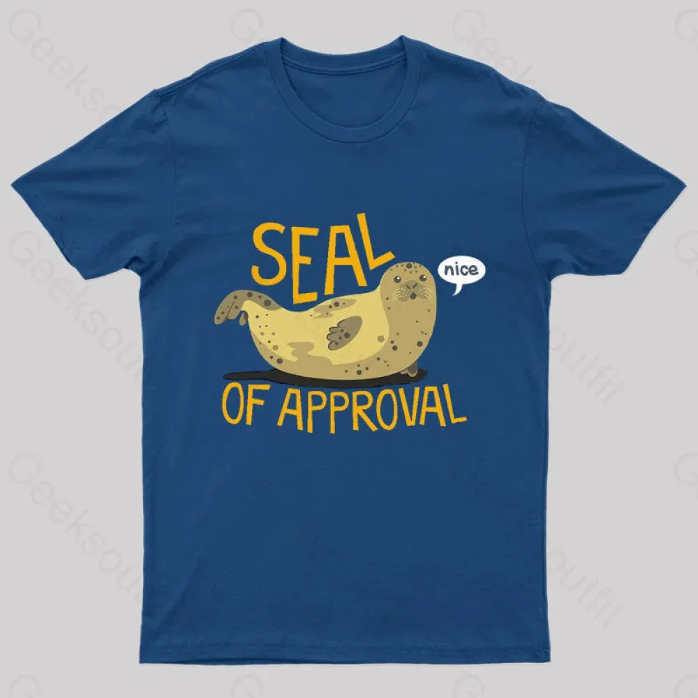 Seal Of Approval Geek T-Shirt - Image 3