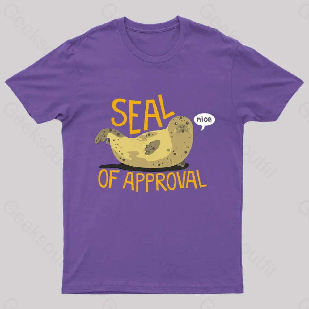 Seal Of Approval Geek T-Shirt - Image 6