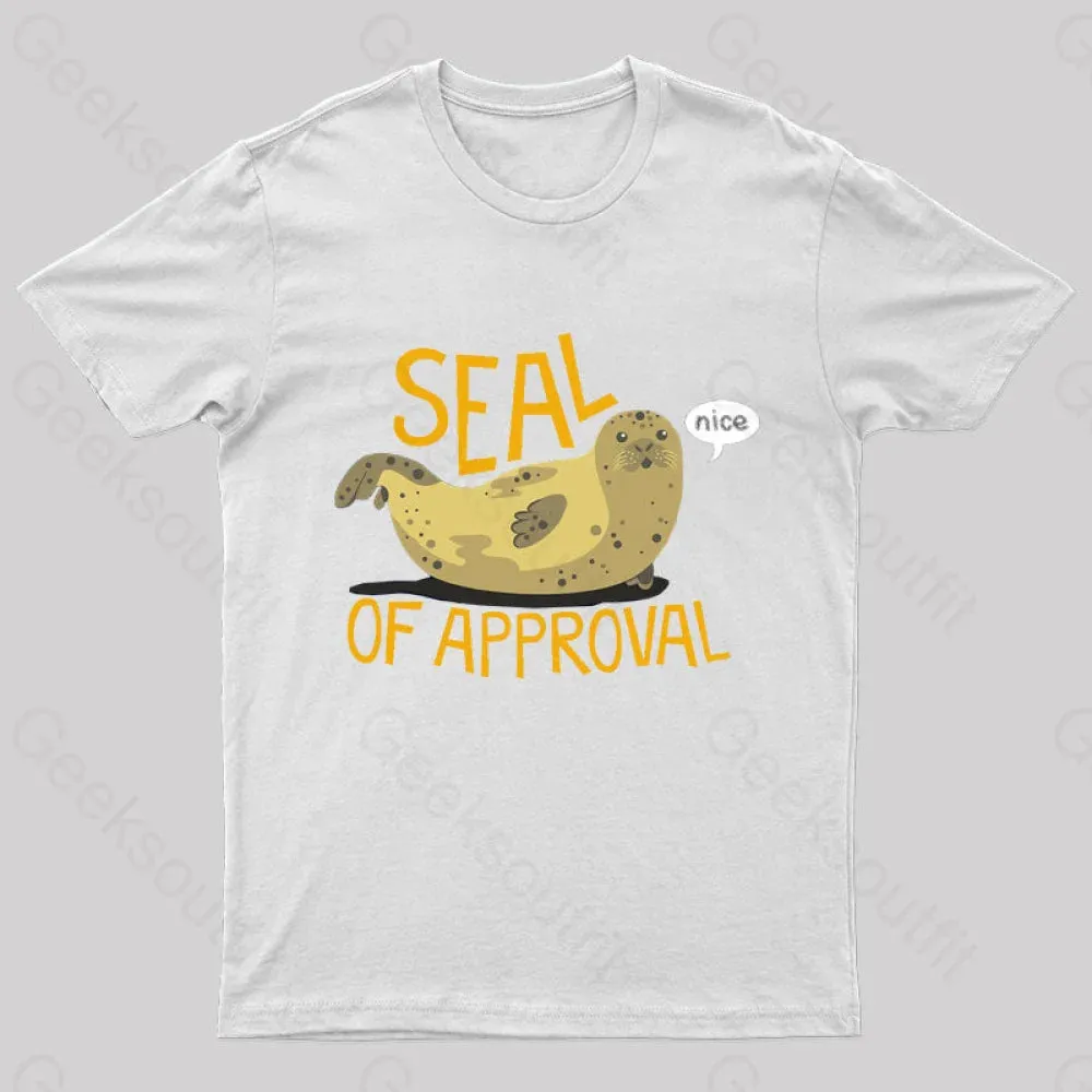 Seal Of Approval Geek T-Shirt - Image 9