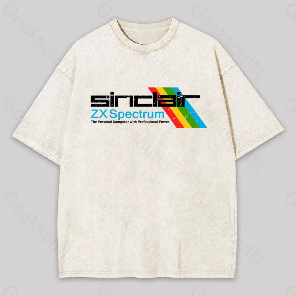 Sinclai ZX Spectrum Geek Washed T-shirt - Image 8
