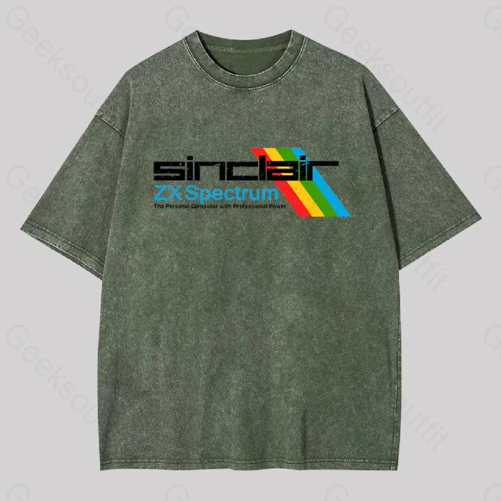Sinclai ZX Spectrum Geek Washed T-shirt - Image 7