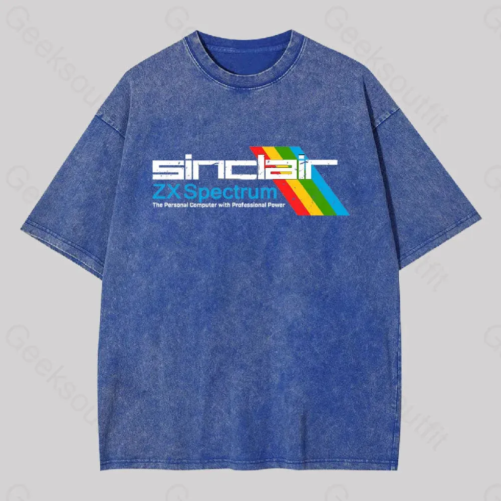 Sinclai ZX Spectrum Geek Washed T-shirt - Image 2