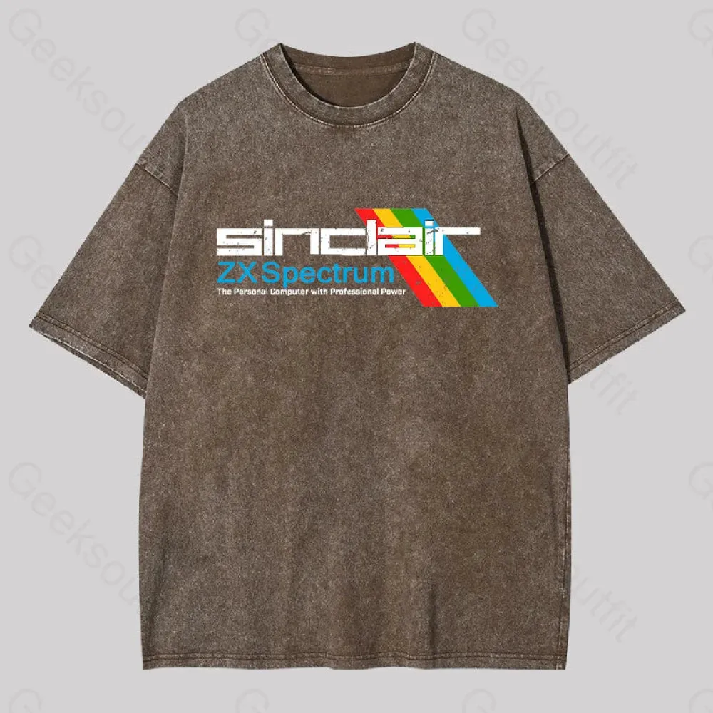 Sinclai ZX Spectrum Geek Washed T-shirt - Image 3