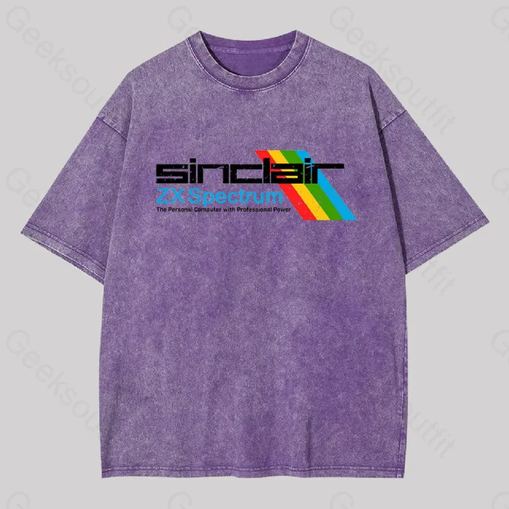Sinclai ZX Spectrum Geek Washed T-shirt - Image 6