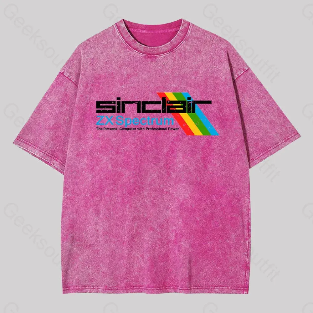 Sinclai ZX Spectrum Geek Washed T-shirt - Image 5