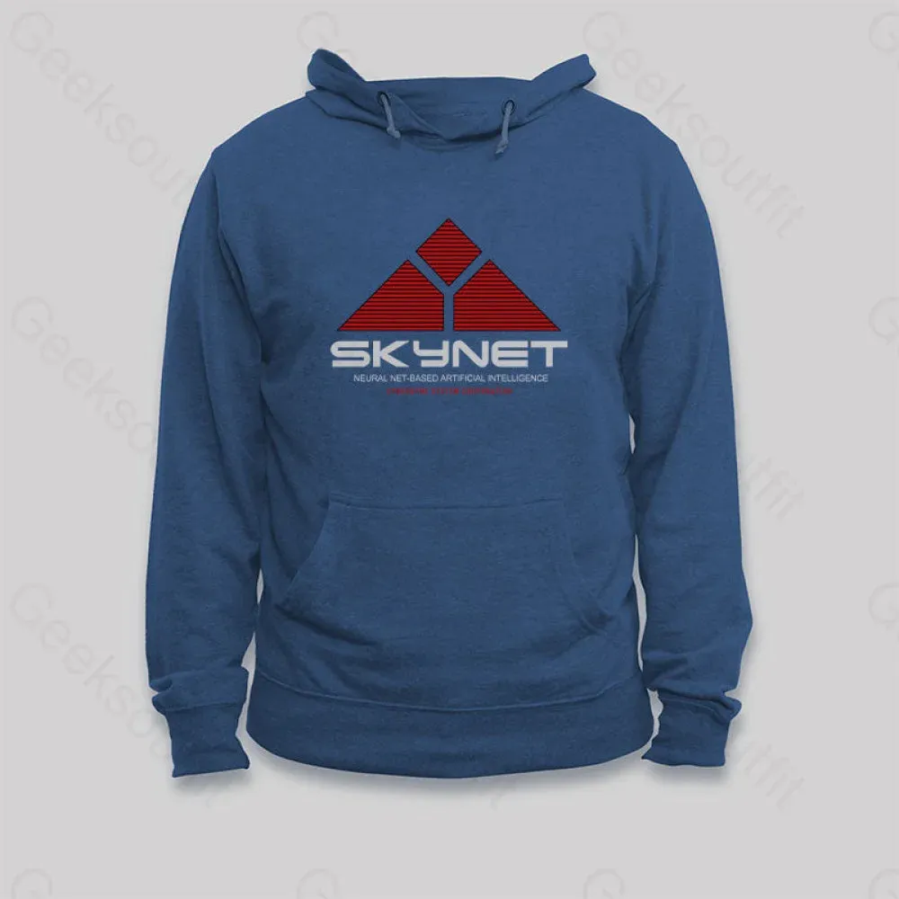 Alternative view of Skynet-Neural Net Based Artificial Intelligence Hoodie