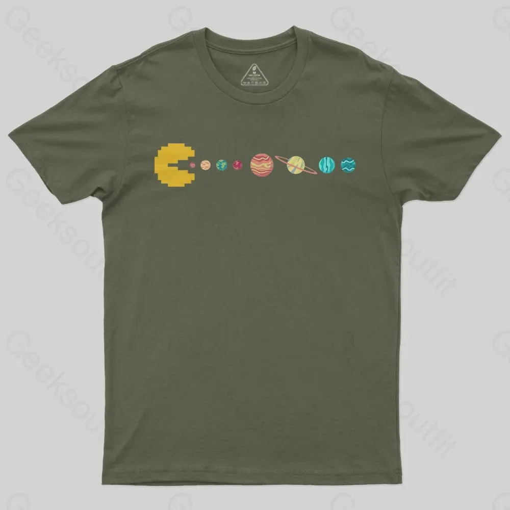 Solar System Eating Game T-Shirt - Image 4