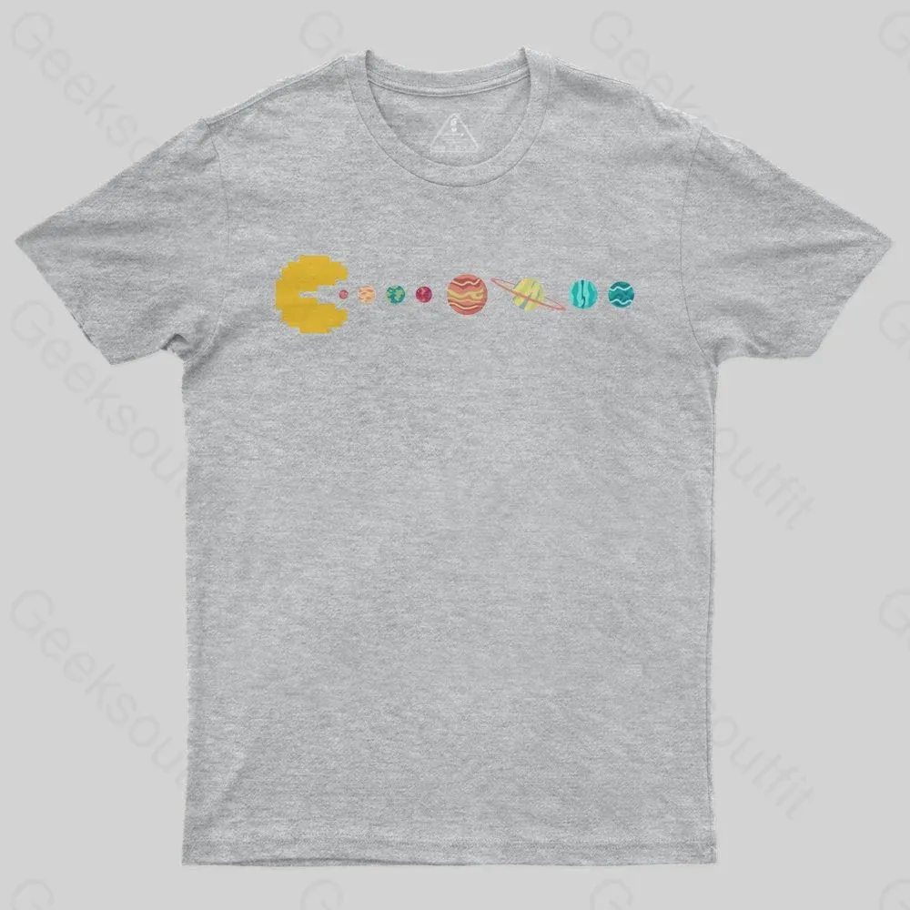 Solar System Eating Game T-Shirt - Image 5