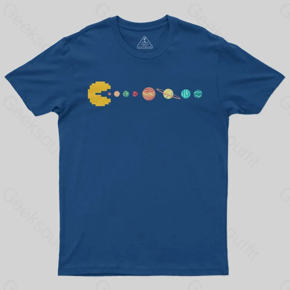 Solar System Eating Game T-Shirt - Image 3