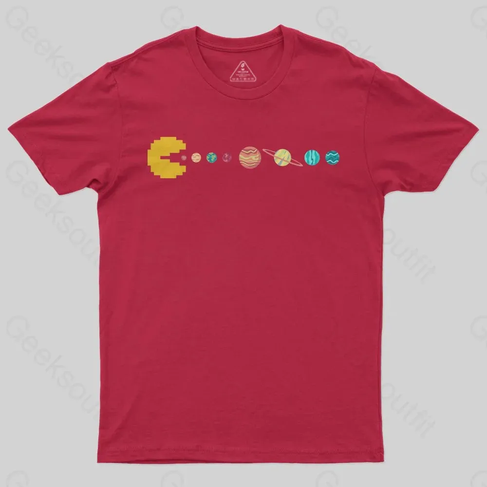 Solar System Eating Game T-Shirt - Image 6