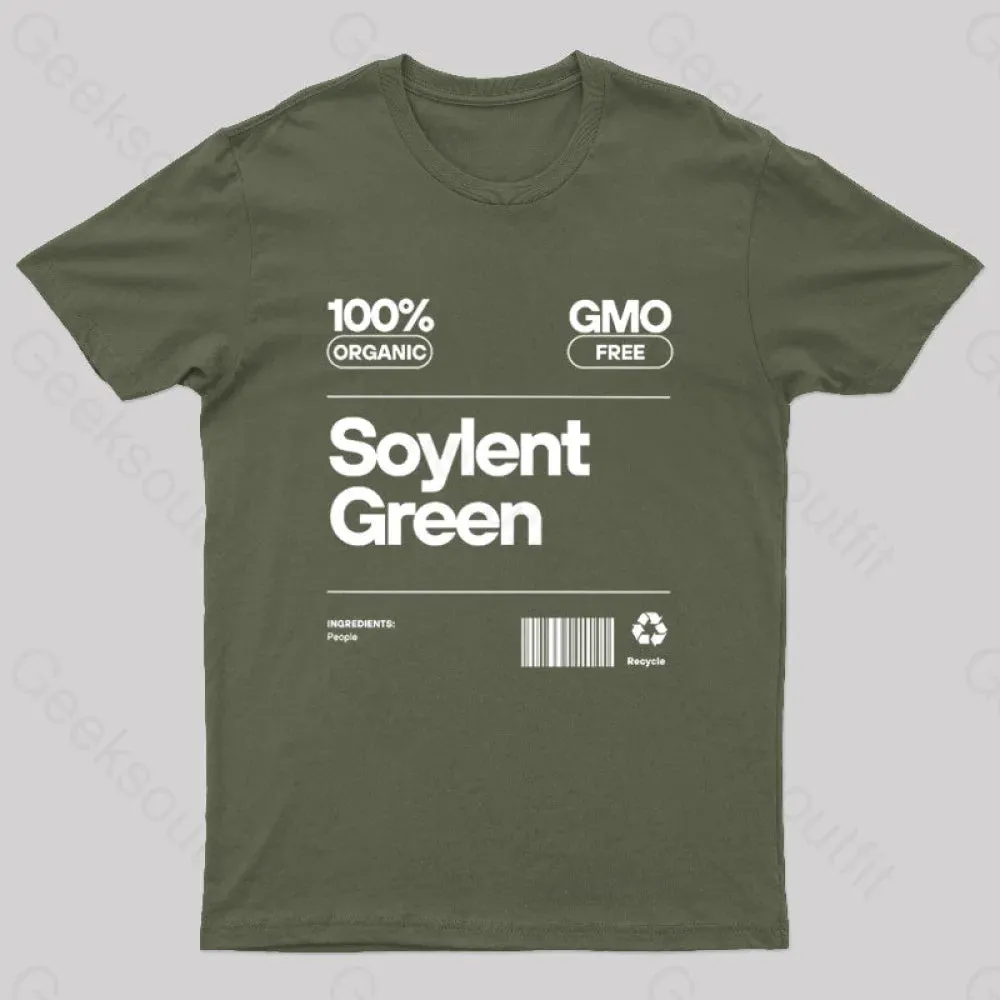 Soylent Green Tag Nerd T-Shirt - Image 4