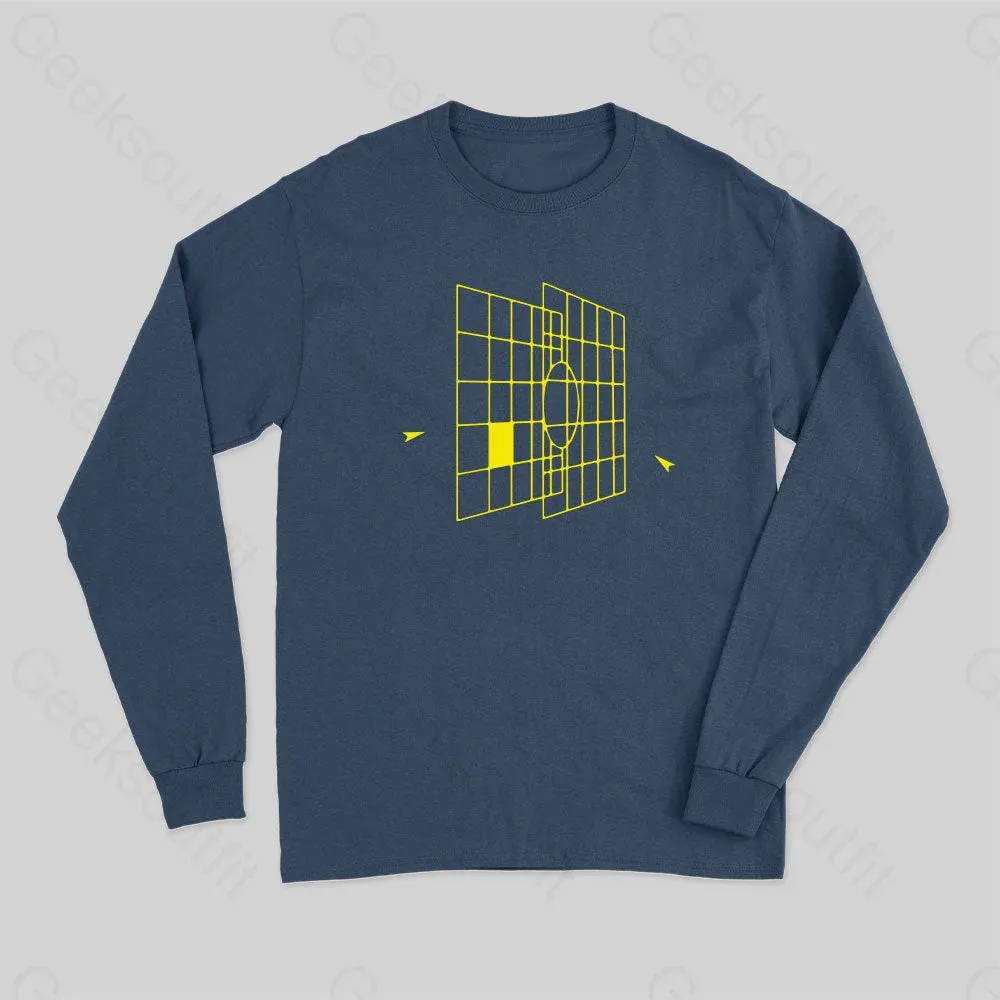 Space Ship Targeting Computer Long Sleeve T-Shirt - Image 2
