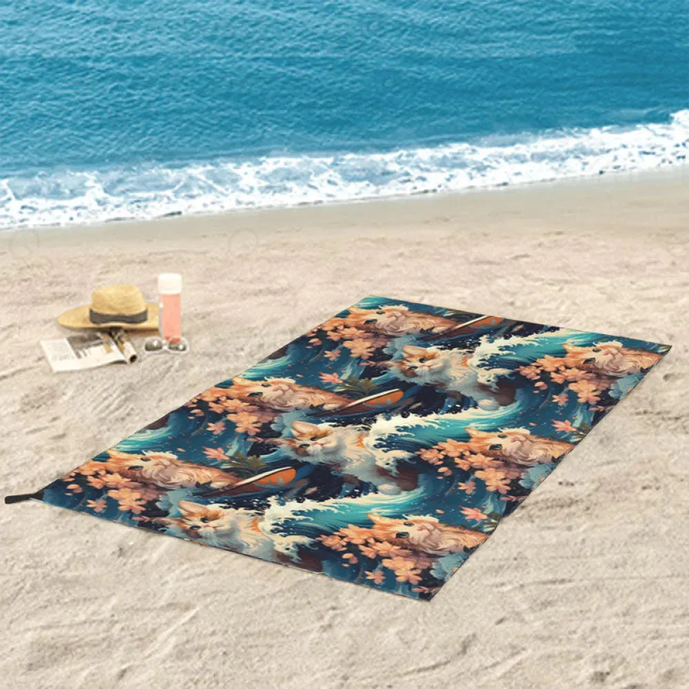 Splash and Cat Quick Drying Beach Towel