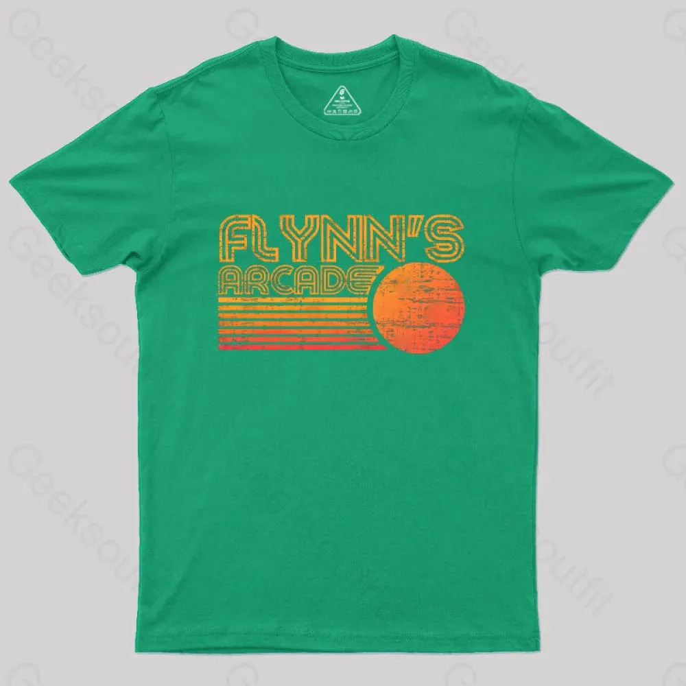 Sunset Flynns Arcade T-Shirt - Image 6