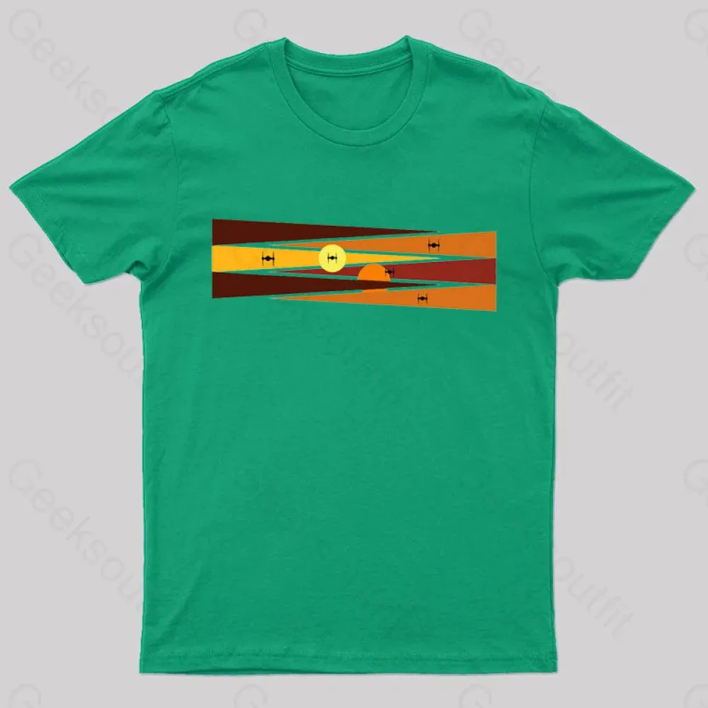 Sunset Nerd T-Shirt - Image 4