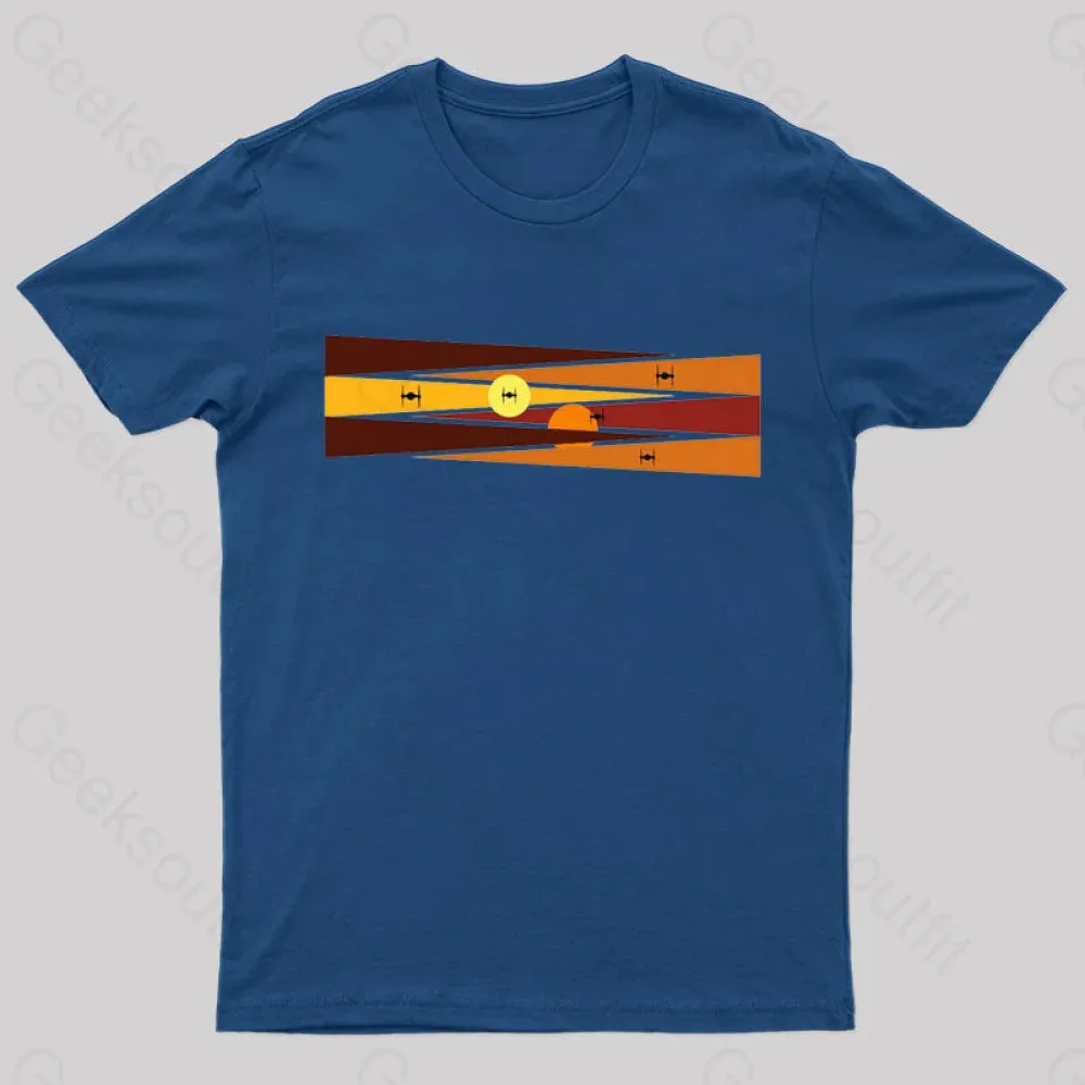 Alternative view of Sunset Nerd T-Shirt