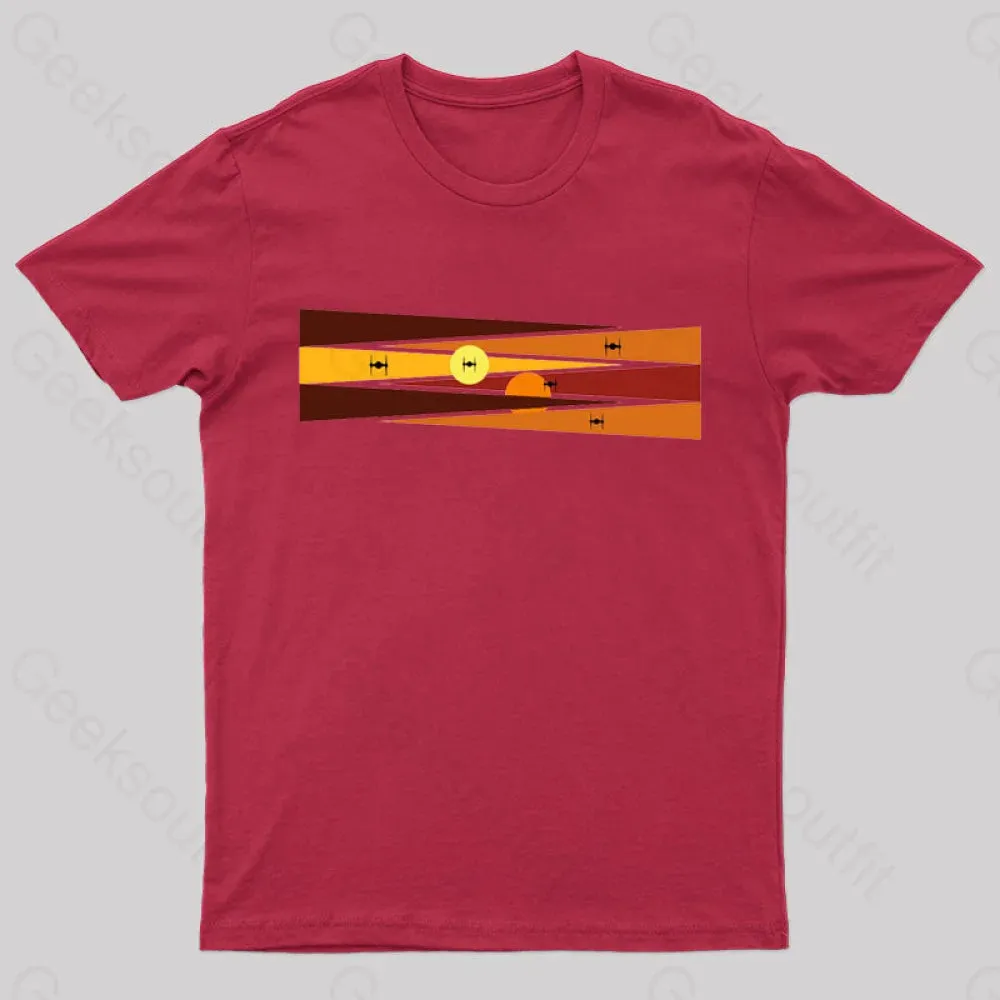 Sunset Nerd T-Shirt - Image 5