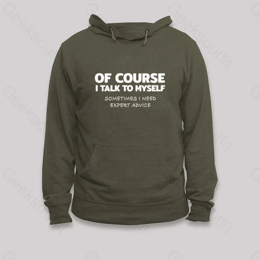 Talk To Myself Hoodie - Image 5