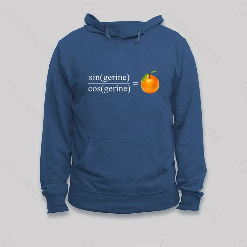 Alternative view of Tan(gerine) Math Hoodie