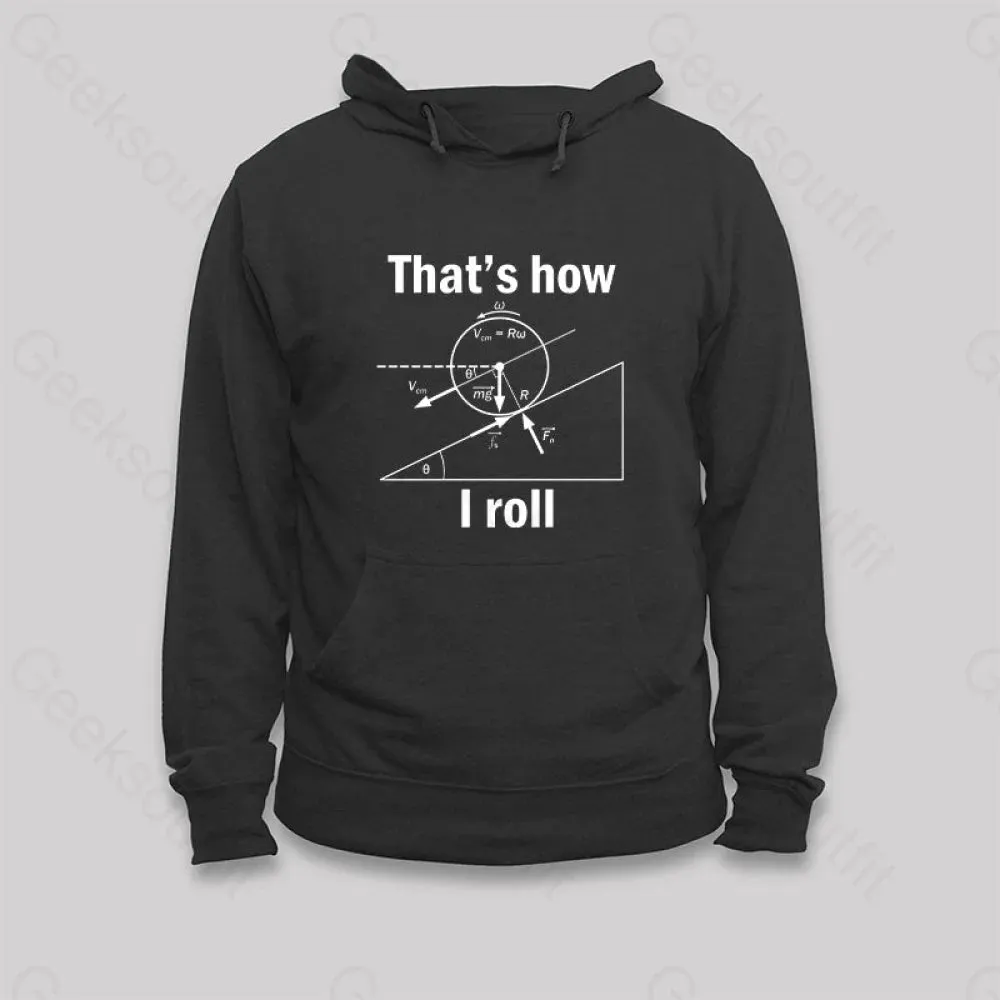 Alternative view of That is how I roll Hoodie
