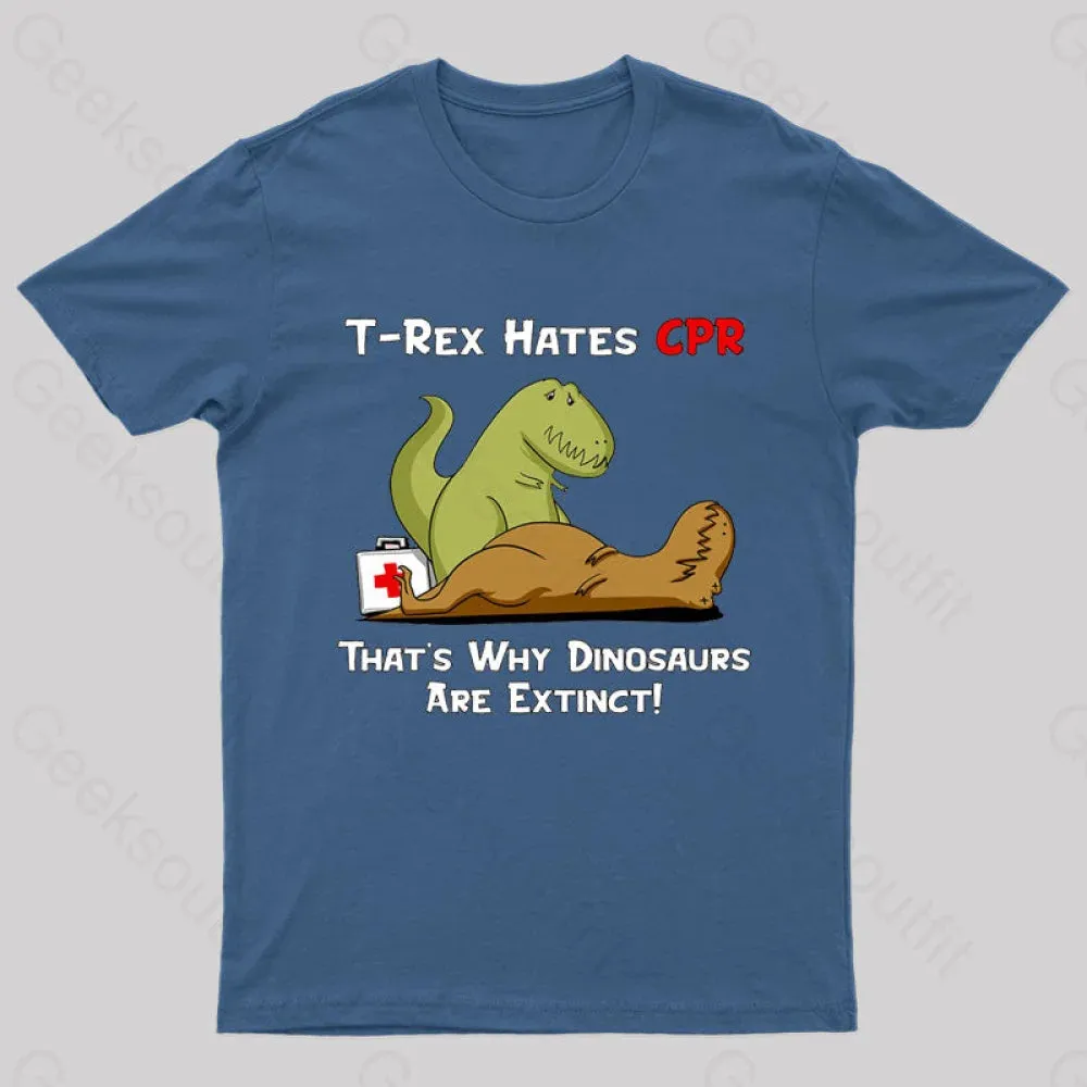 That Is Why Dinosaurs Are Extinct Nerd T-Shirt - Image 2