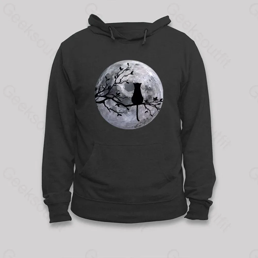 The Cat and the Moon Hoodie - Image 3
