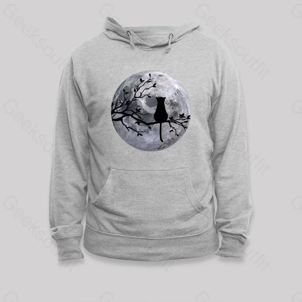 The Cat and the Moon Hoodie - Image 4