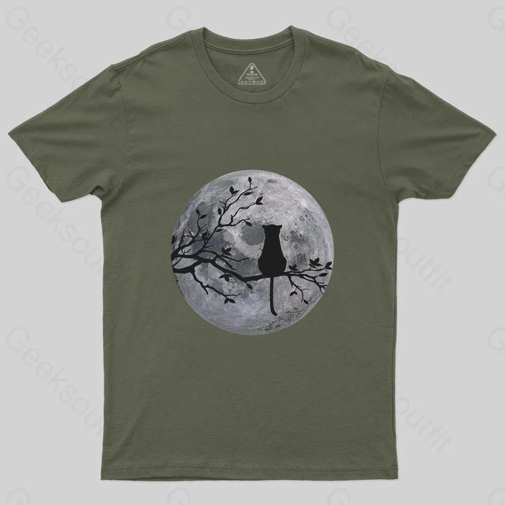 The Cat and the Moon T-Shirt - Image 4