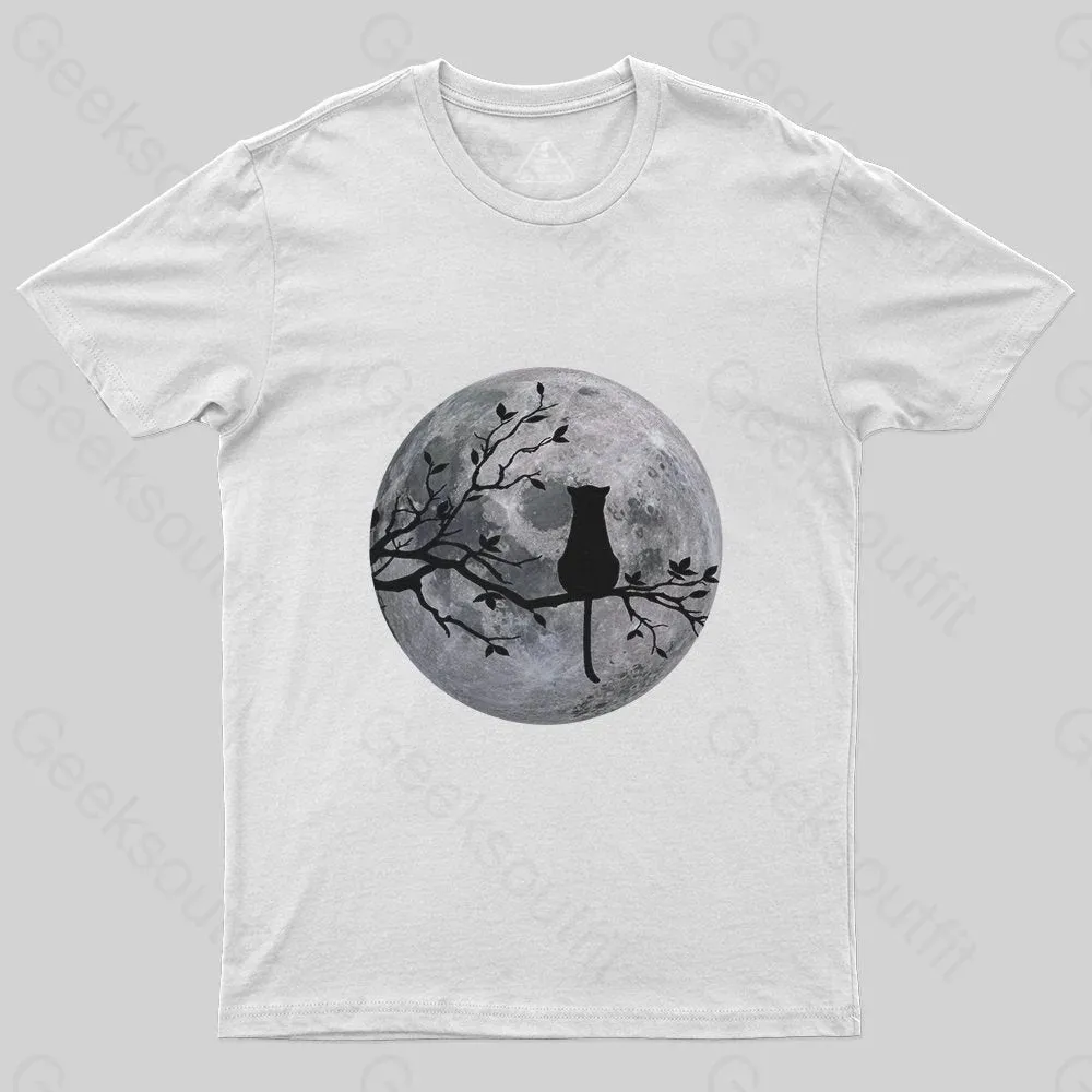 The Cat and the Moon T-Shirt - Image 2