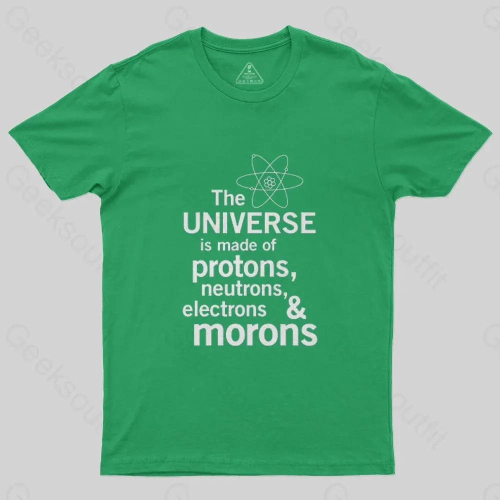The composition of the universe Science Geek T-Shirt - Image 6