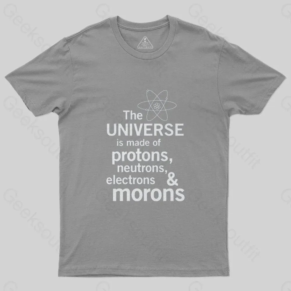 The composition of the universe Science Geek T-Shirt - Image 4