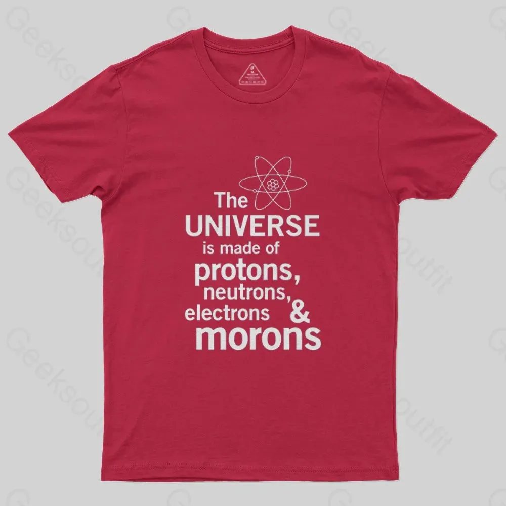 The composition of the universe Science Geek T-Shirt - Image 5