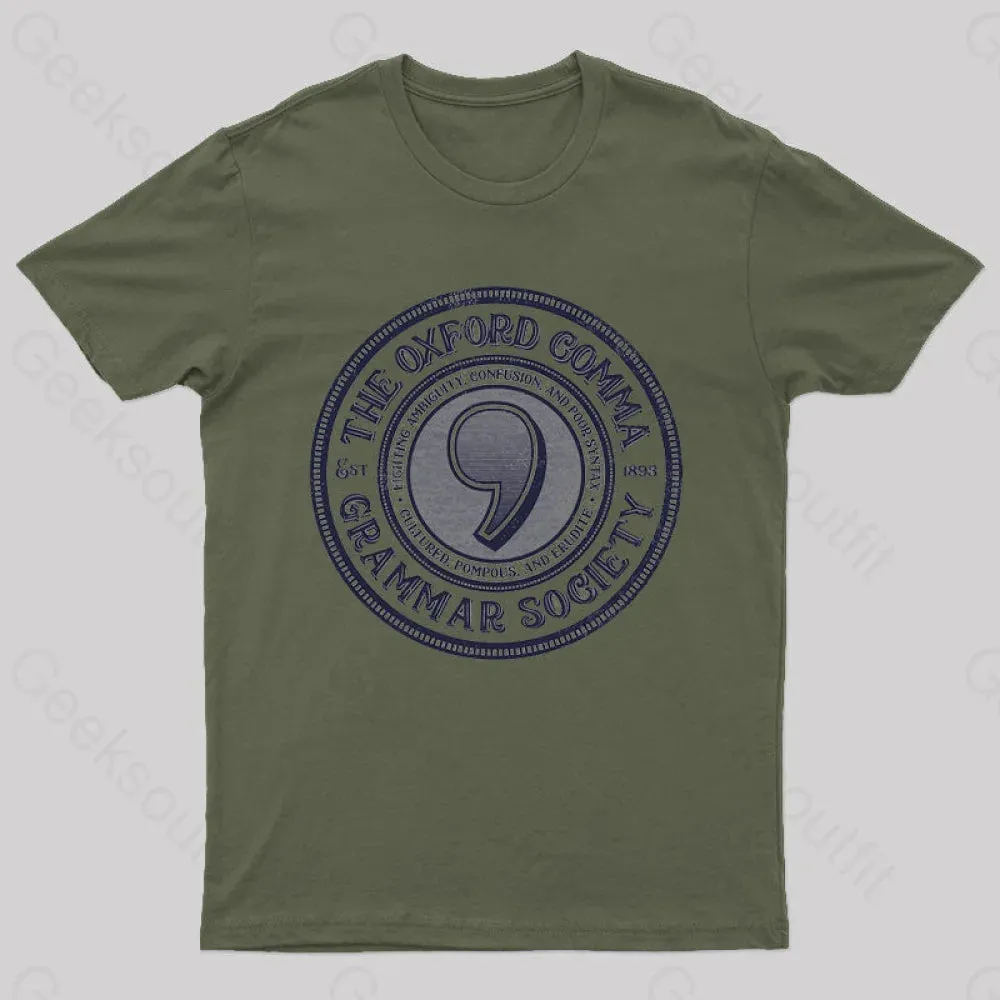 The Oxford Comma Grammar Society T-Shirt - Image 2