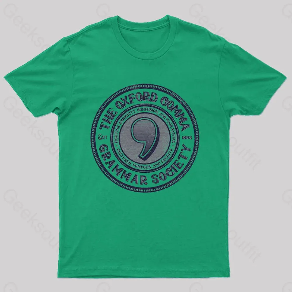 The Oxford Comma Grammar Society T-Shirt - Image 4