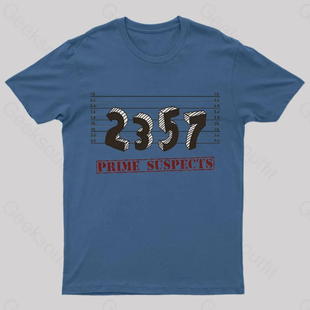 The Prime Number Suspects T-Shirt - Image 2