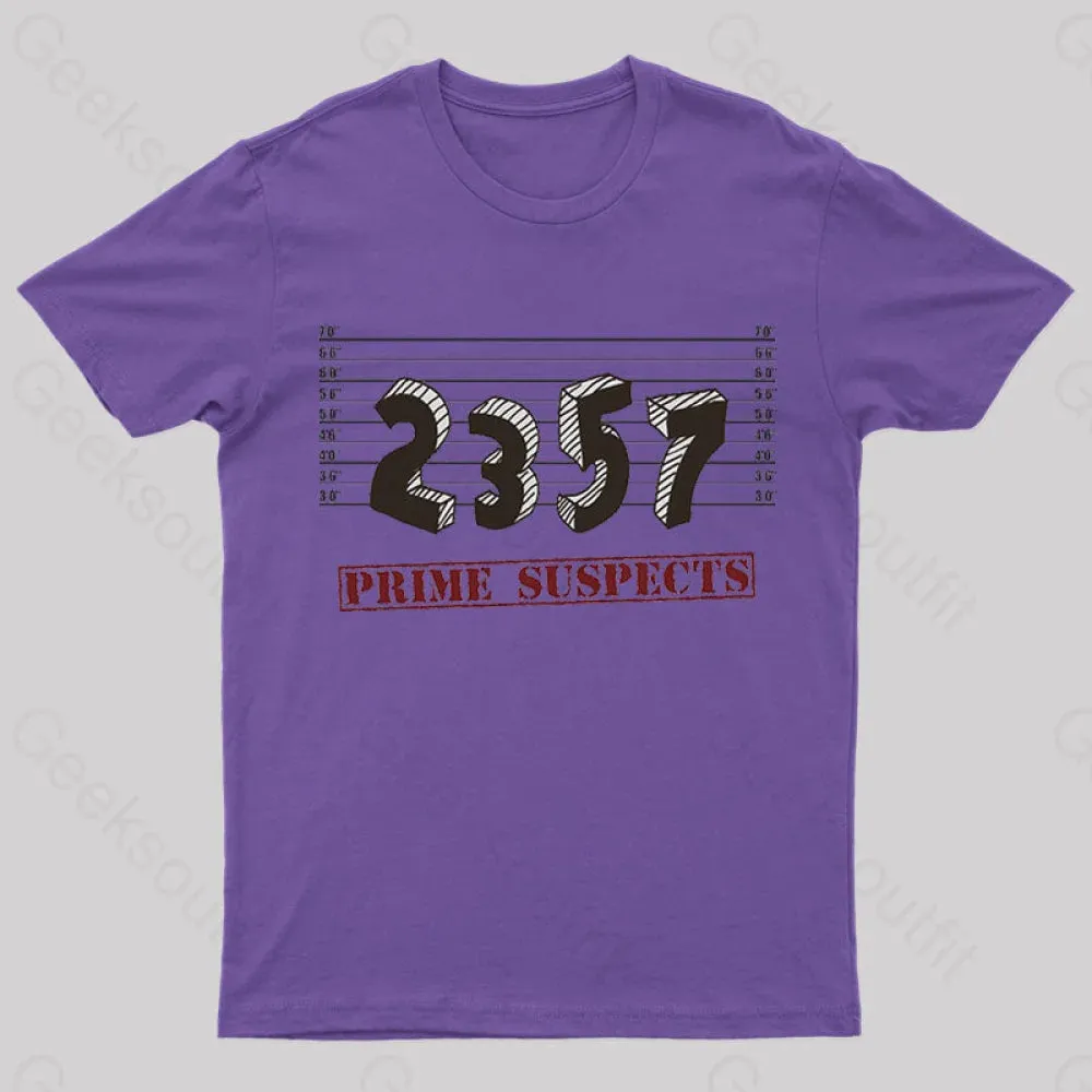 The Prime Number Suspects T-Shirt - Image 4