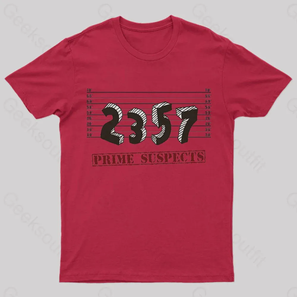 The Prime Number Suspects T-Shirt - Image 8