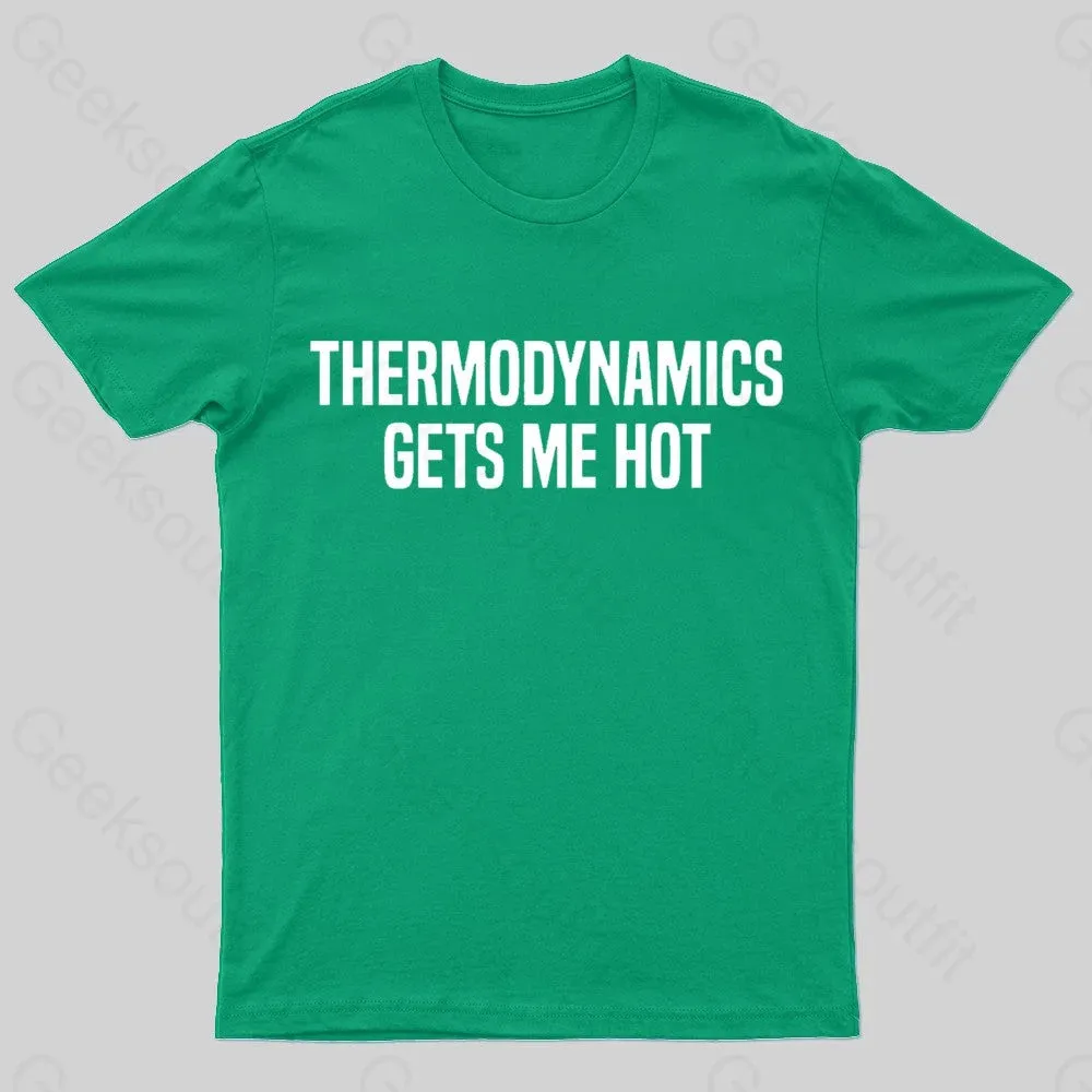Thermodynamics Gets Me Hot Geek T-Shirt - Image 6