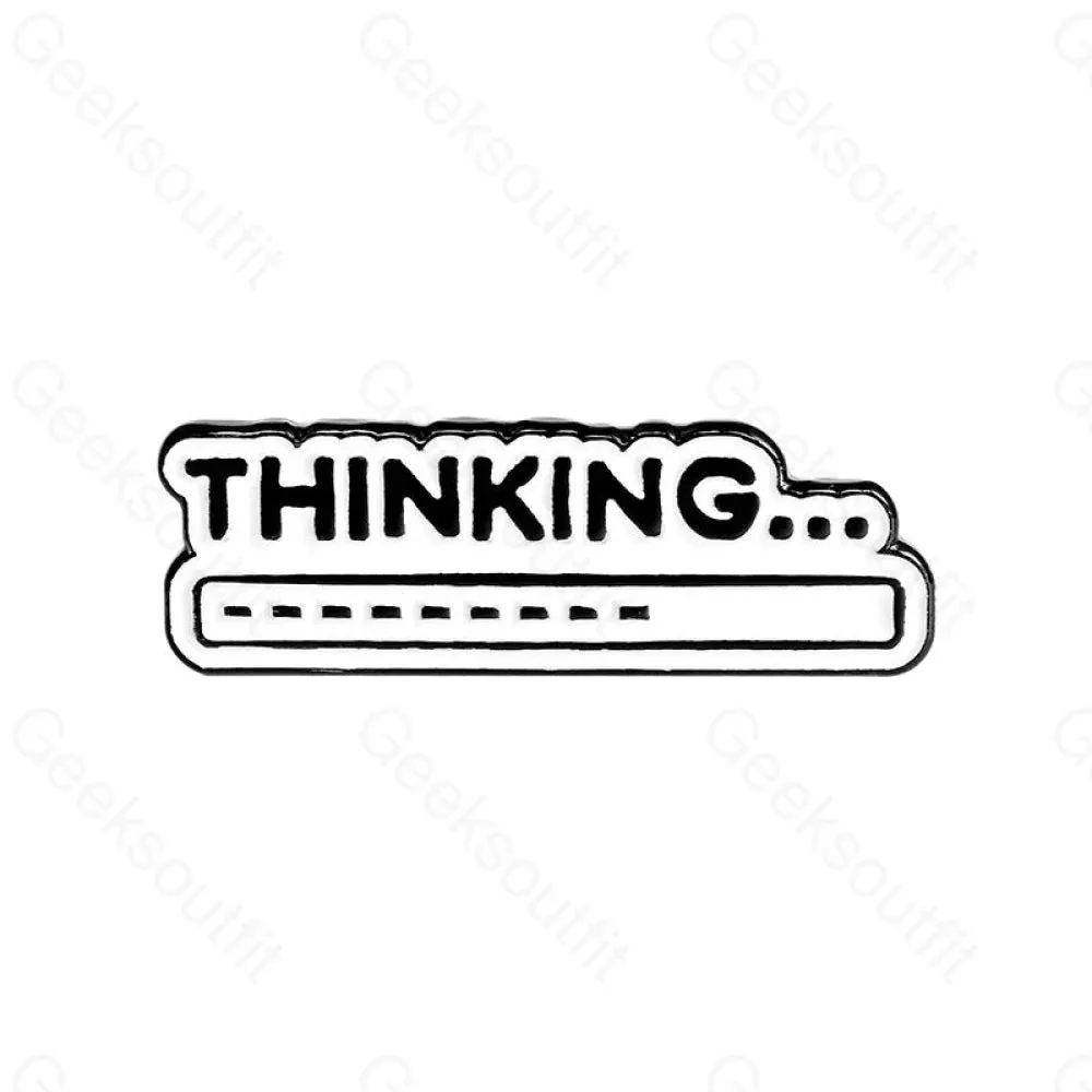 Thinking Enamel Pins - Image 2