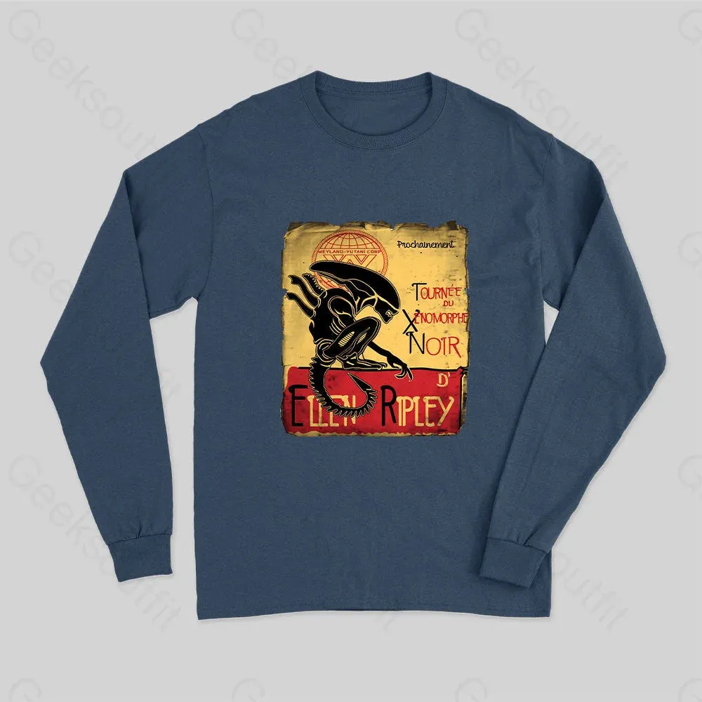 Tournee Du Xenomorphe Doir Long Sleeve T-Shirt - Image 2
