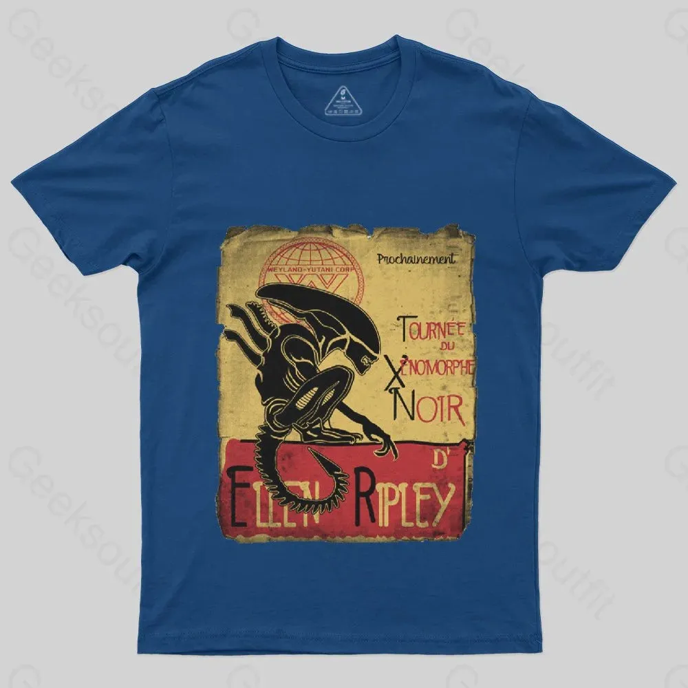 Tournee Du Xenomorphe Doir T-Shirt - Image 2